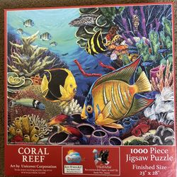 SunsOut Puzzle: “CORAL REEF,” 1,000-Piece
