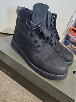 Black Juniors Timberland Boots