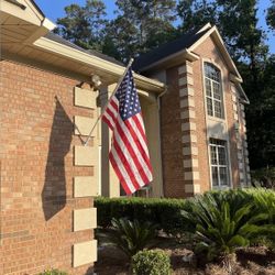 New Embroidered American Outdoor Flag