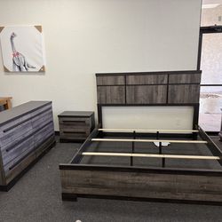 King 4 piece bedroom set