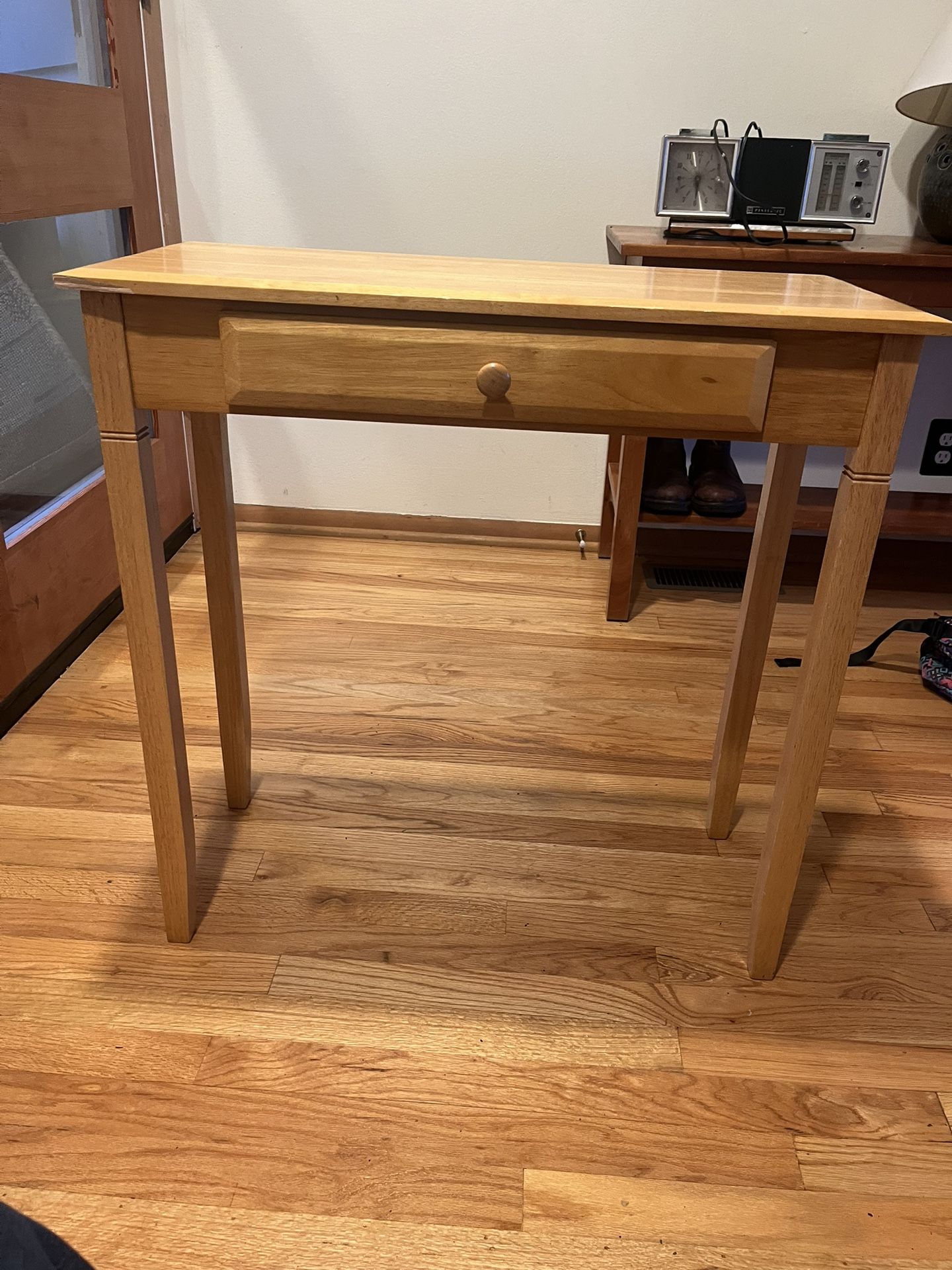 Solid Wood Mini Desk / Console Table – $30 