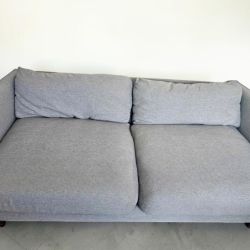 Living Spaces Grey Deep Sofa