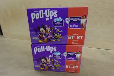 5T-6T Huggies Pull-Ups Plus Training Pants – 84 count