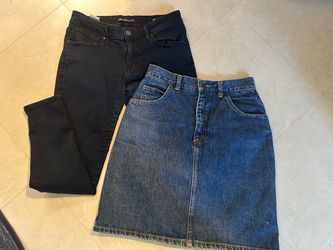 Guess Jeans skirt & Mavi Alexa Jeans