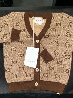Gucci GG Knit Cardigan with Tags