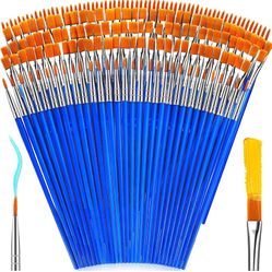 162 Pcs Paint Brushes Bulk