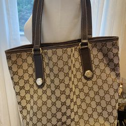 Guaranteed Authentic Gucci Tote Bag