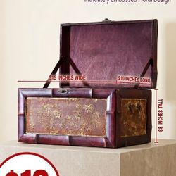 Cool Box Jewelry Box Or Trinket Box Trunk Box Vintage 