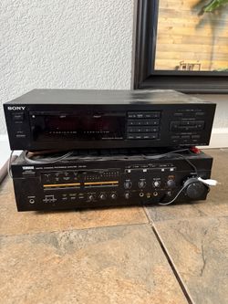 Yamaha KARAOKE AMPLIFIER KPA-501 and Sony equalizer