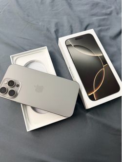 iPhone 16 Pro Max 512GB Natural Titanium (VNA/A) – Unlocked – Excellent Condition