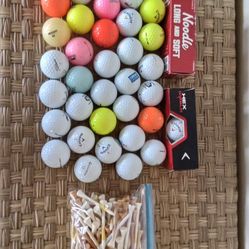 Dozens Of New Golf Balls & Tees