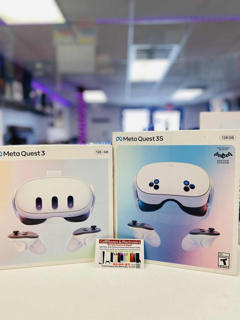 Meta Quest 3&3s 128GB Brand New On Payments With Just $50 Down