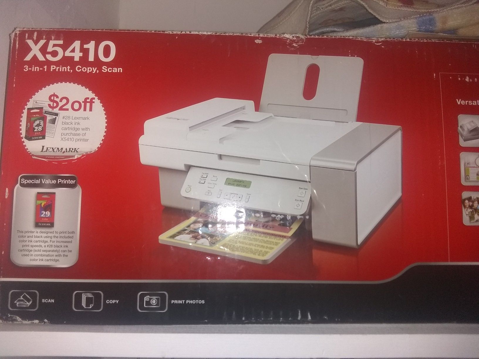 Copiadora 3_in_1 copia scan x5410