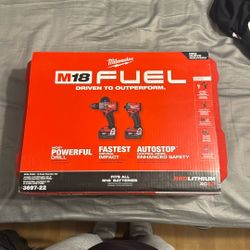 Milwaukee M18 Fuel Drill & Impact Set
