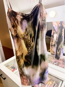 Marble mini dress