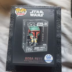 Funko Pop Boba Fett Die Cast Chase