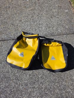 Bike Rear Rack Bags, Yellow or Black