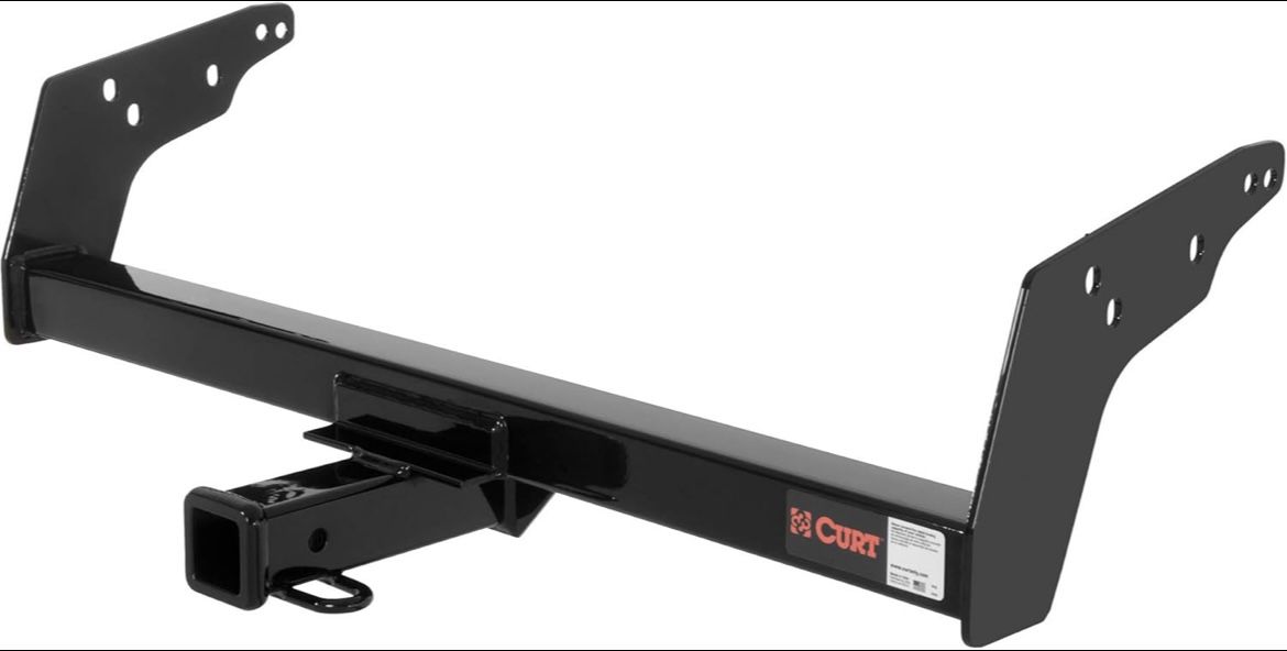 CURT 13021 Class 3 Trailer Hitch, 2-In Receiver, Concealed Main Body, Fits Select Chevrolet S10, GMC, Sonoma, Isuzu Hombre