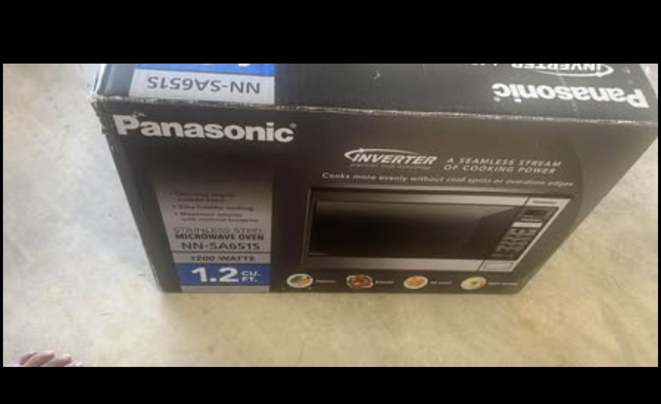Panasonic stainless steel microwave oven