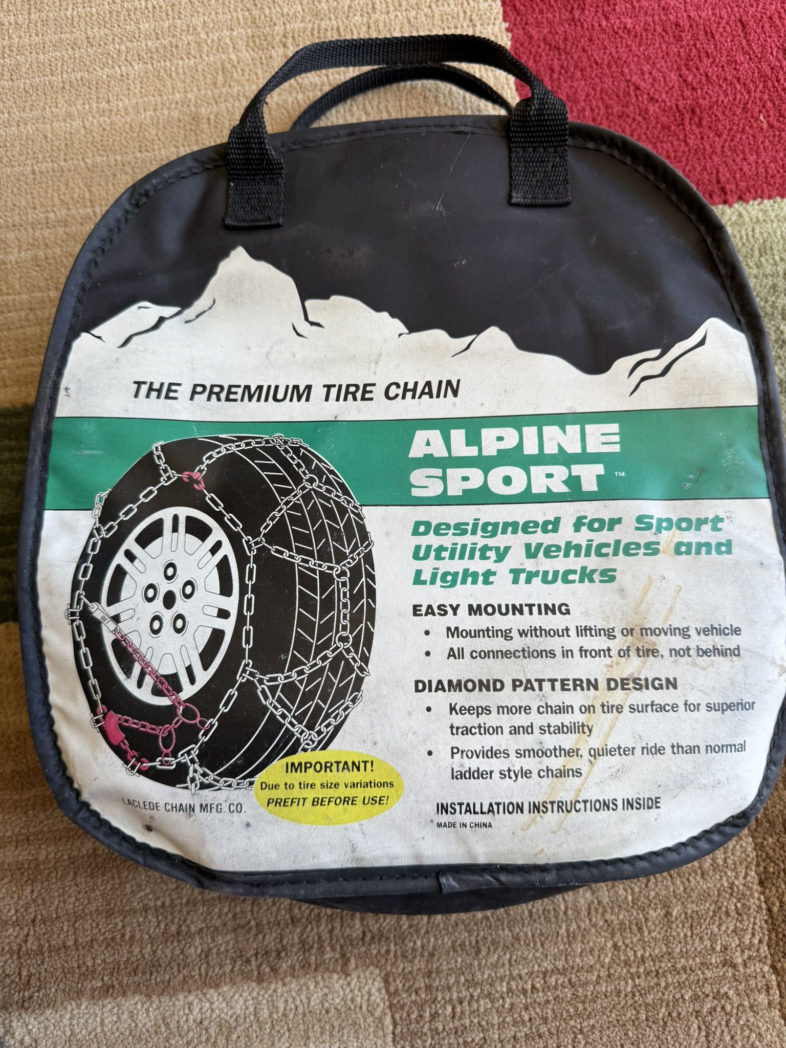 Alpine Sport Designed For Sport Utility Vehicles And Light Trucks Premium Chains