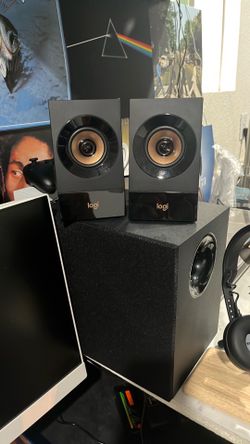 Logi computer speakers and subwoofer