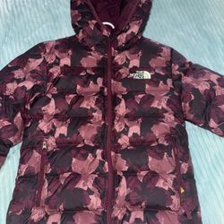Girls Gently Used Reversible North face Size 12