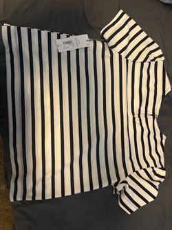 Striped top brand new