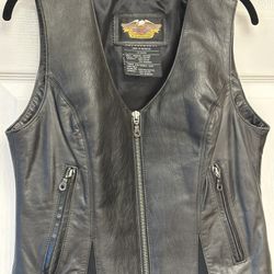 Harley Davidson Ladies Leather Vest
