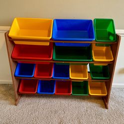 Kids Toys Storage Bins Organizer