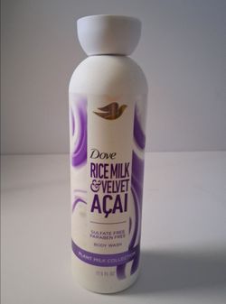 Rice milk and acai sulfate free body wash