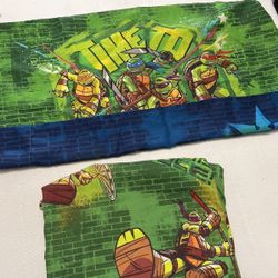 Ninja Turtles Bed Sheet/ Pillow Case