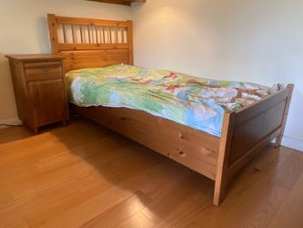 Twin bed from IKEA