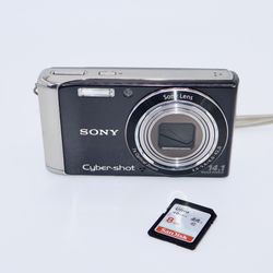 Sony Cybershot DSC-W370 14.1MP Digital Camera Black