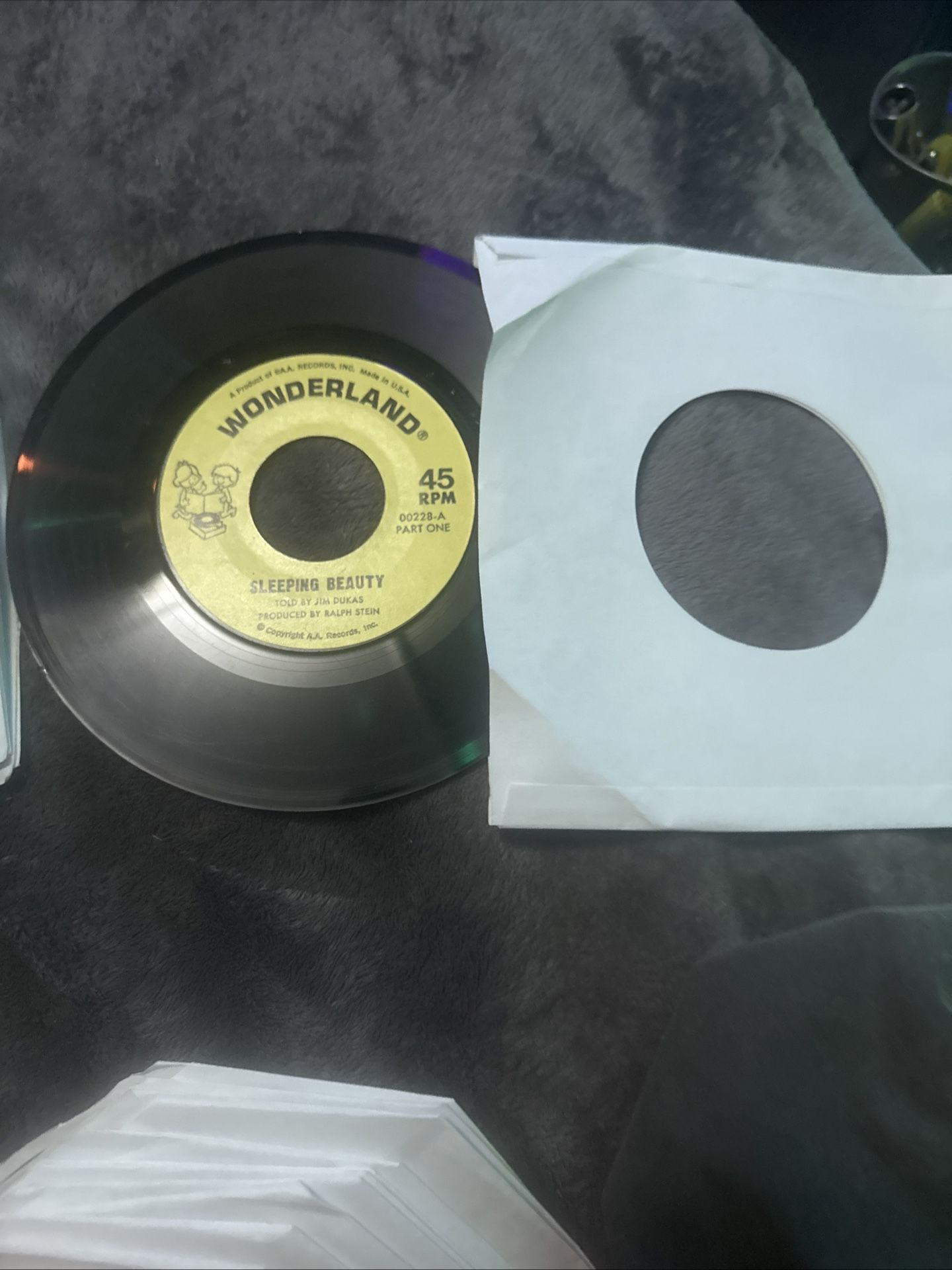 50 Disneyland 7” Vinyl Records For Sale Great Condition. 1(contact info removed)