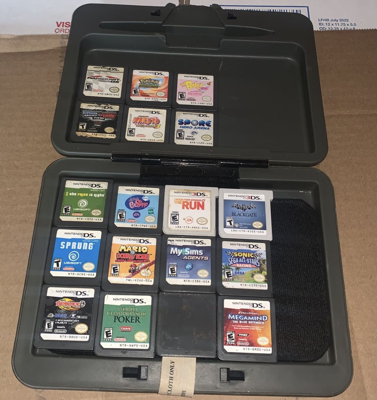 Nintendo Ds Games lot (Untested/No Probado)(Selling Together/Todo Junto)