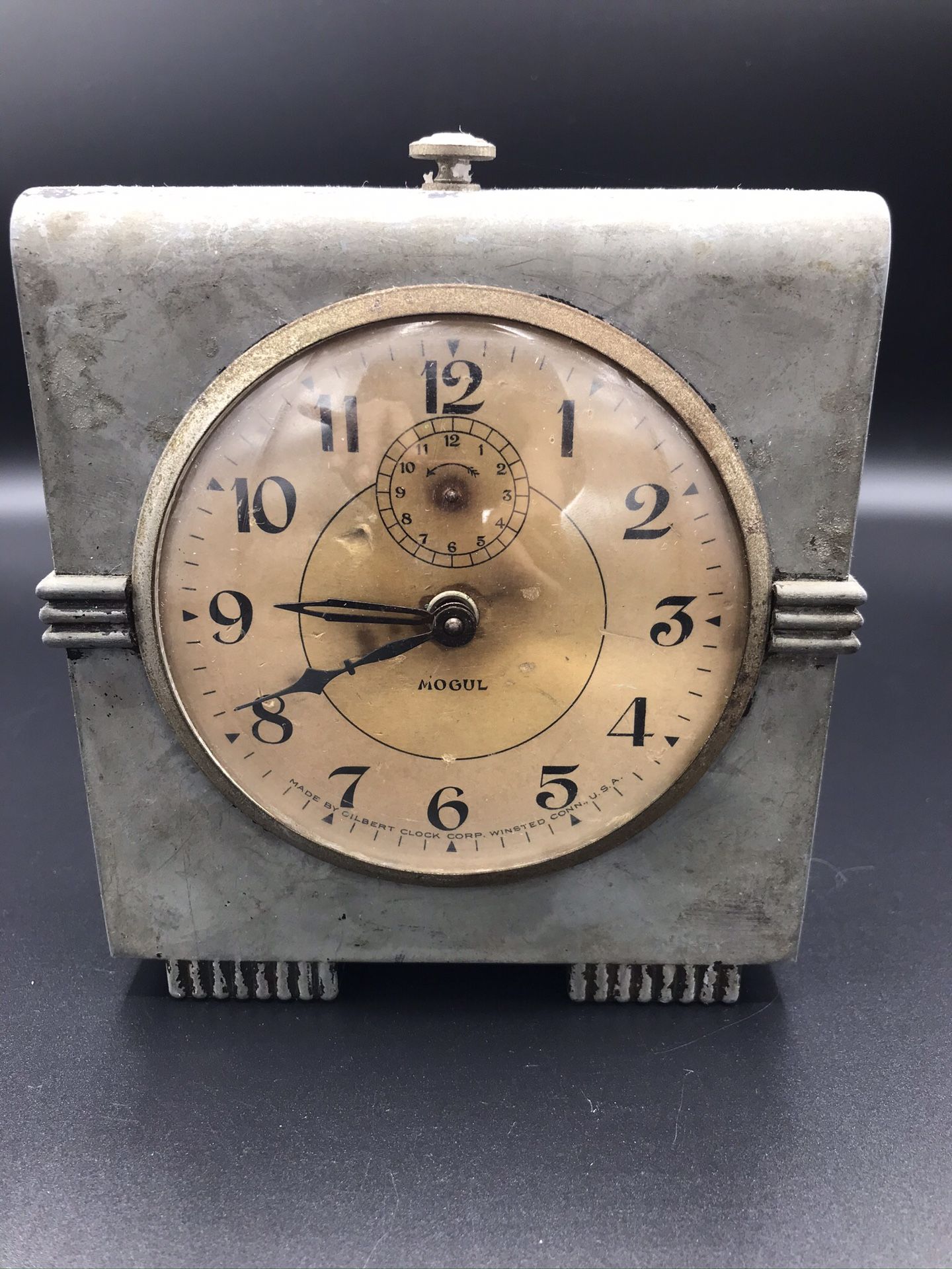 Antique Clock “Mogul” by Gilbert Clock Corp.