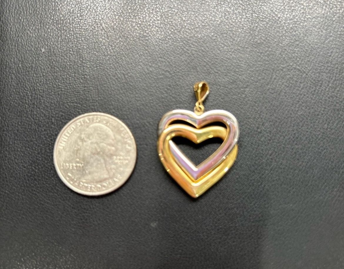 Gold And silver Pendent