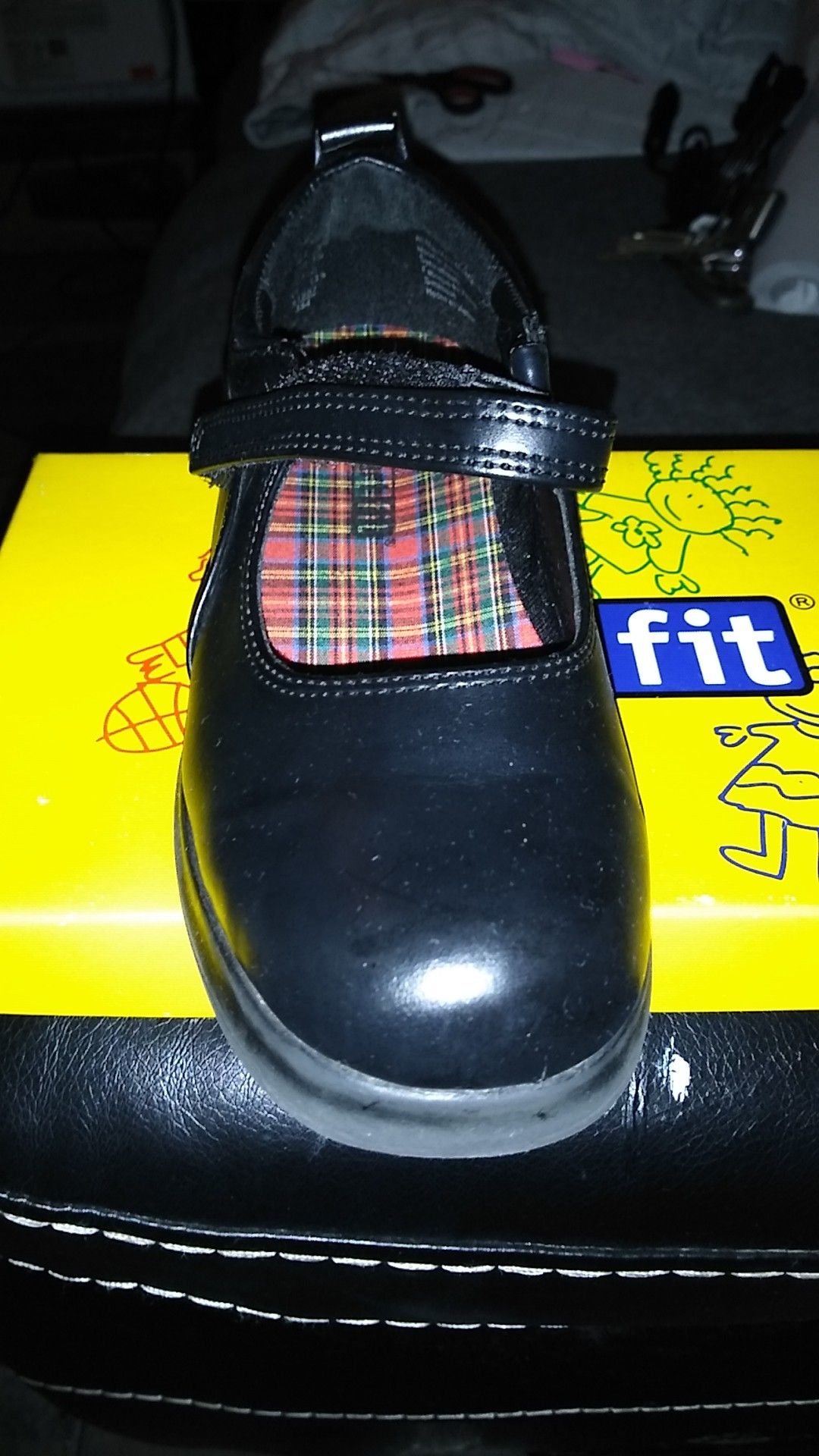 Lil girl's black shoes