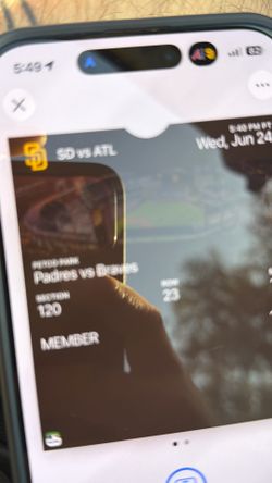 Padres tickets 6/24