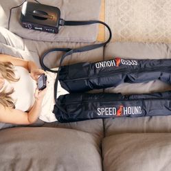 Normatec Hyperice style Compression Recovery Pants And Hip Machine Made By Speedhound