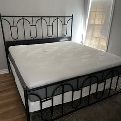 King Size Bed Frame And Box Springs
