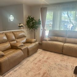Leather Recliner sofa set