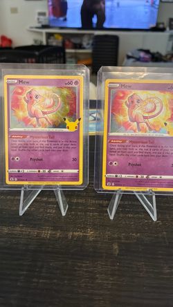 Pokémon Mew 011/025 Holo Card x2