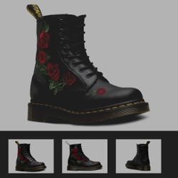 Doc Martin Rose Boots