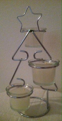 Tree candle holder