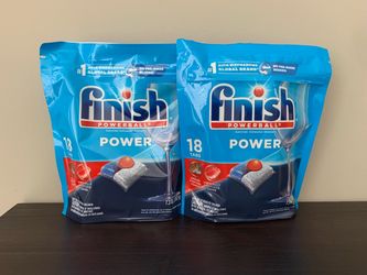 Finish Power 18ct Dishwasher Tabs, Price for Both