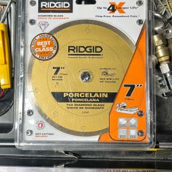 Ridgid Diamond Blade 7 Inch Porcelain