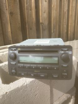 Toyota radio CD player
