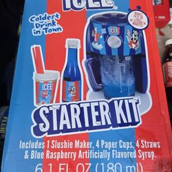 Icee Slushie Starter Kit And Accessories 