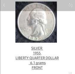 1955 SILVER QUARTER